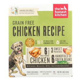 The Honest Kitchen Force - Grain Free Chicken Dog Food - 4 Lb. The Honest Kitchen Force - Grain Free Chicken Dog Food - 4 Lb.